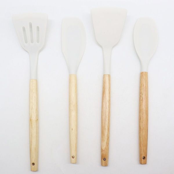 Набор кухонных принадлежностей, 19 предметов Kitchen Set, Белый / Силиконовый набор для кухни 23457247004 фото