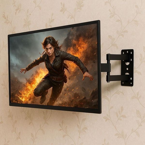 Кронштейн для телевизора 14-42", до 35 кг, HDL-117 / Настенное крепление для ТВ / Поворотный кронштейн для ТВ 234561431 фото