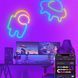 Розумна неонова стрічка RGB 5м, з Bluetooth, від USB + Пульт, SFK-11 / Гнучка світлодіодна стрічка / Гнучкий неон 234576026 фото 7