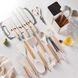 Набор кухонных принадлежностей, 19 предметов Kitchen Set, Белый / Силиконовый набор для кухни 23457247004 фото 6