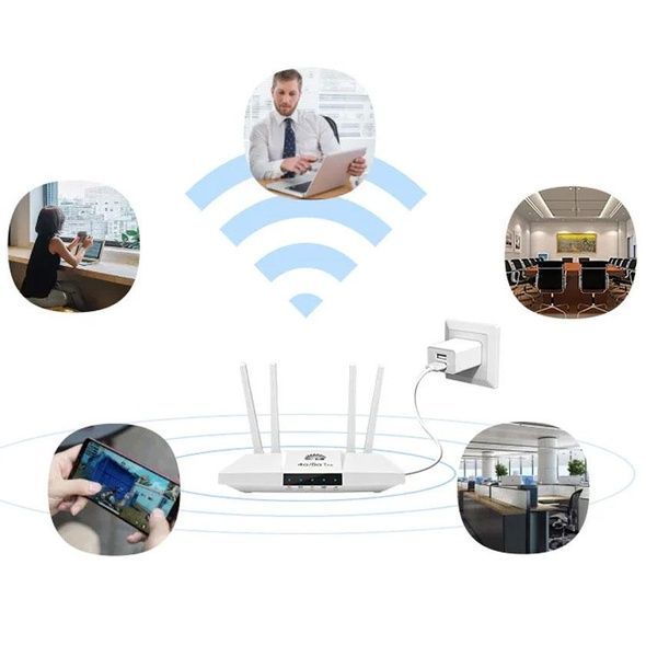 4G Wi-Fi роутер с аккумулятором 3000 мАч B828 / Роутер с 4g модемом / Вай фай роутер 234588992 фото