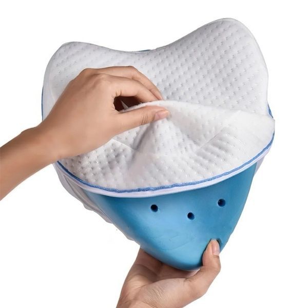 Подушка ортопедична для ніг і колін (25x23х15,5см) Leg Pillow / Подушка під ноги для сну 123462188 фото