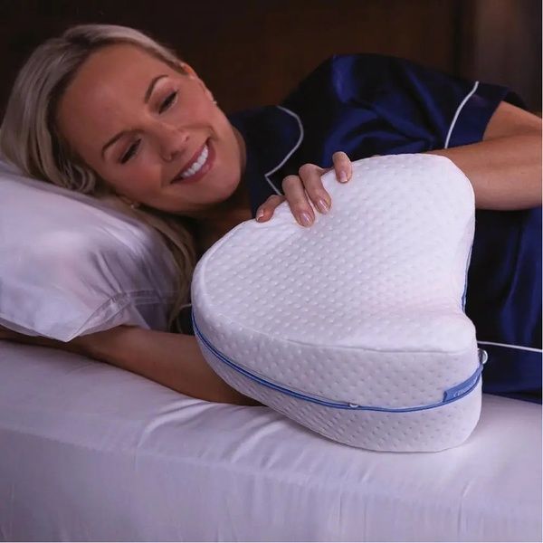 Подушка ортопедична для ніг і колін (25x23х15,5см) Leg Pillow / Подушка під ноги для сну 123462188 фото