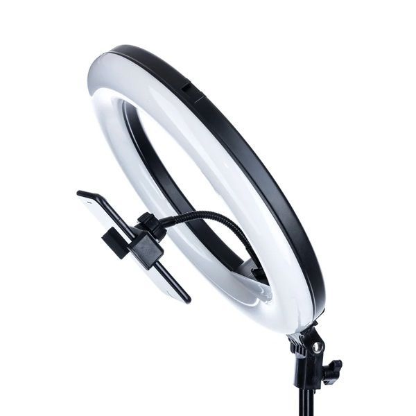 Кільцева лампа RGB 30 см, MJ 300 Soft Ring Light / Світлодіодна лампа / Лампа для блогерів 234561666 фото