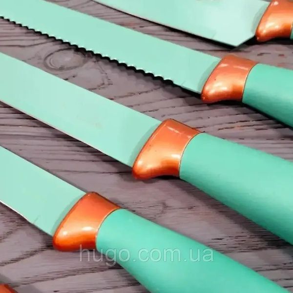 Набір кухонного приладдя, 19 предметів Kitchen Set, Бірюзовий / Силіконовий набір для кухні 23457247001 фото