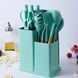 Набір кухонного приладдя, 19 предметів Kitchen Set, Бірюзовий / Силіконовий набір для кухні 23457247001 фото 5