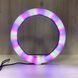 Кільцева лампа RGB 30 см, MJ 300 Soft Ring Light / Світлодіодна лампа / Лампа для блогерів 234561666 фото 7