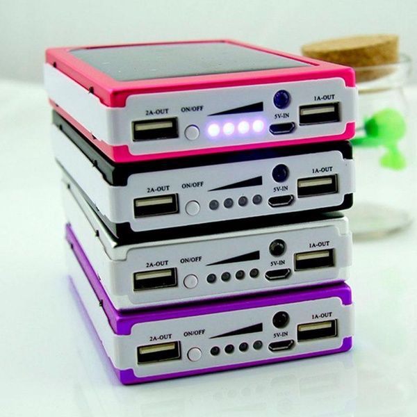 Портативна зарядка 20000 mah, сонячна панель + Ліхтар Power Bank Solar / Повербанк на сонячній батареї 234564643 фото