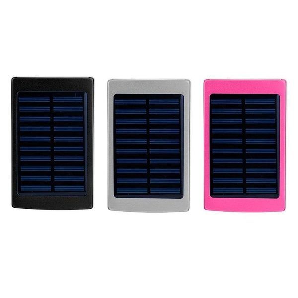 Портативна зарядка 20000 mah, сонячна панель + Ліхтар Power Bank Solar / Повербанк на сонячній батареї 234564643 фото