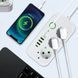 Мережевий фільтр-подовжувач 2м (3х220В+4хUSB+1хType-C), F09U, Білий / Електрична переноска з вимикачем 23457780301 фото 2