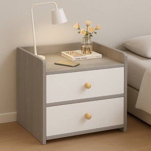 Тумба для кровати 45х40х30см, STL-MD 76 / Тумбочка для спальни / Тумба для кровати 234582072 фото