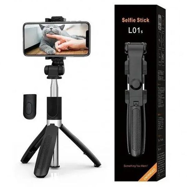 Селфі палиця штатив 70см з пультом Selfie Stick L01 / Монопод для телефону / Телескопічний трипод для селфі 234568618 фото