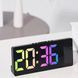 Цифровые LED часы с будильником RGB JX012 / Настольные часы / Часы цифровой 234583663 фото 6