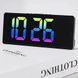 Цифровые LED часы с будильником RGB JX012 / Настольные часы / Часы цифровой 234583663 фото 4