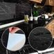 Самоклеюча плівка 5м чорний мармур для кухні Kitchen Sticker / Мармурова наклейка на кухонний фартух 234568680 фото 6