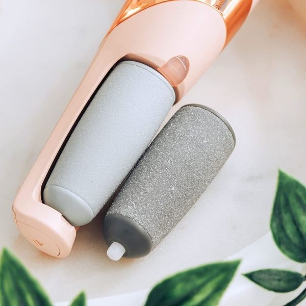 Аппарат для педикюра + 2 ролика, Flawless Pedi / Электрическая пемза для ног / Роликовая пилка для пяток 234569263 фото