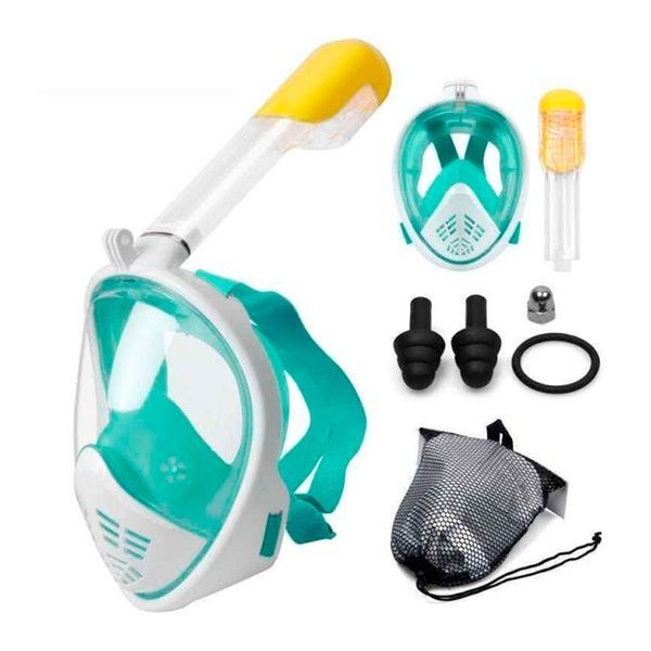 Маска для плавания Free Easy breath / Панорамная маска для снорклинга L / XL 234561104 фото