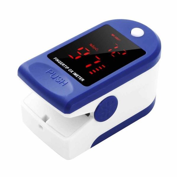 Электронный пульсоксиметр на палец Pulse Oximeter LK87 / Портативный пульсометр 123460918 фото
