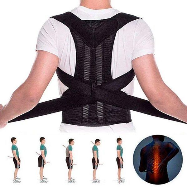 Грудопоперечный корсет для правильной осанки Back Pain Need Help, Размер S-3XL / Бандаж-корректор для спины, 2XL 23456816004 фото