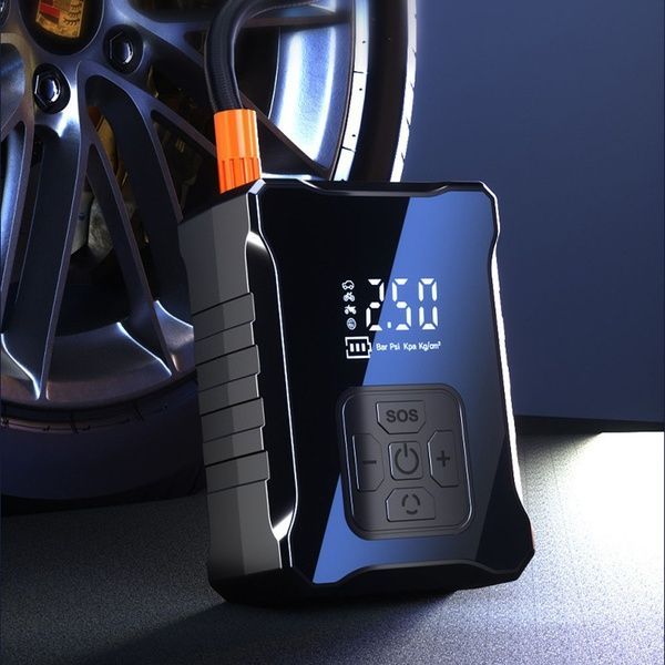 Портативный компрессор с аккумулятором 6000mAh, 150PSI, 120W / Автомобильный насос / Автокомпрессор 234580065 фото