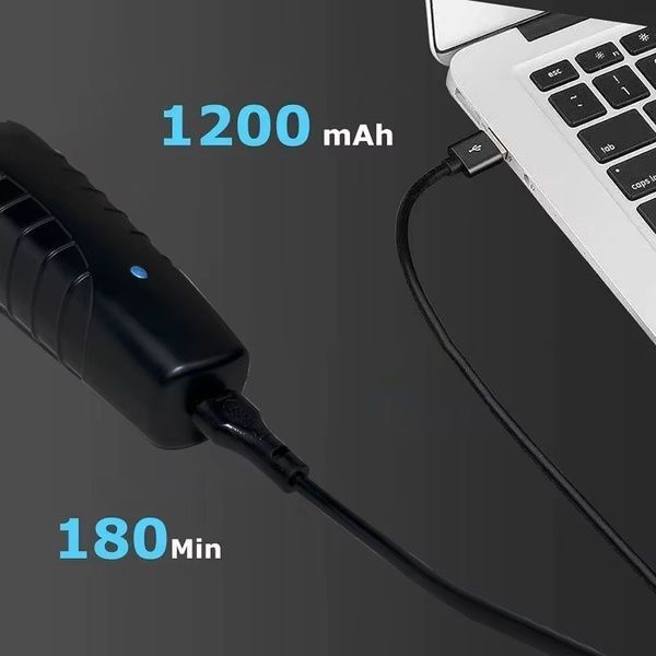 Тример для стрижки + 3 насадки, USB, KM-2299 / Акумуляторний тример для бороди / Машинка для стрижки волосся 234572836 фото
