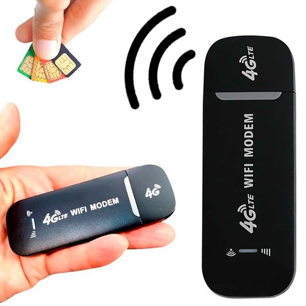 4G USB модем із SIM карткою, 150 Мбіт/с, радіус 15м / Мобільний модем / 4G роутер / 4G WiFi modem 234576086 фото