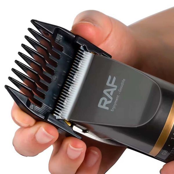 Машинка для стрижки волосся RAF R4026 (6 насадок, USB) / Тример для стрижки / Тример для бороди 234576347 фото