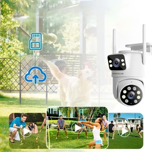 Беспроводная поворотная WiFi камера SZSINOCAM TY-Q2 O-KAM Pro / Внешняя камера видеонаблюдения 234578013 фото