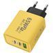 Зарядний пристрій 65W, 1xUSB, 2хType-C / Швидка зарядка для телефону / Адаптер для заряджання 234575340 фото 3