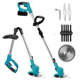 Акумуляторна газонокосарка + 2 акумулятори 48V, Lawn mower / Газонокосарка-триммер для трави 234574508 фото