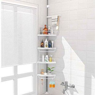 Кутова телескопічна полиця для ванної кімнати (260х33см) Multi Corner Shelf GY-188 / Полиця в ванну кімнату, етажерка 12345998302 фото