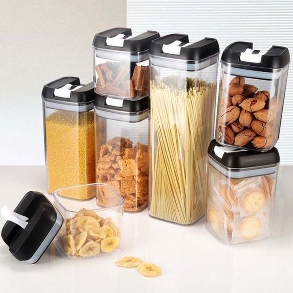 Набор контейнеров 7 шт для сыпучих Food storage container / Органайзеры для хранения круп 234568721 фото