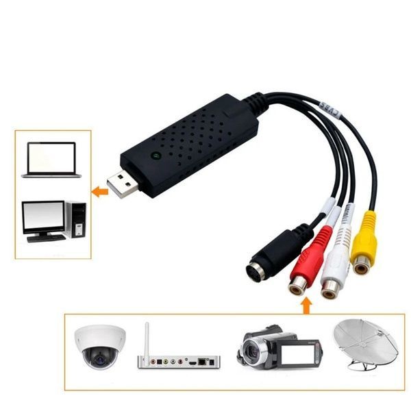 Карта видеозахвата USB, Easier Capture / Адаптер захвата видео, аудио / Прибор для оцифровки пленочных кассет 234570153 фото
