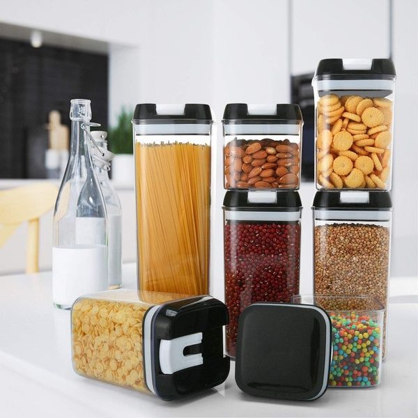 Набор контейнеров 7 шт для сыпучих Food storage container / Органайзеры для хранения круп 234568721 фото