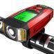 Велосипедний ліхтар з комп'ютером та сигналізацією, USB, AS0808 / Акумуляторний велокомп'ютер / Велофара 234567844 фото 1