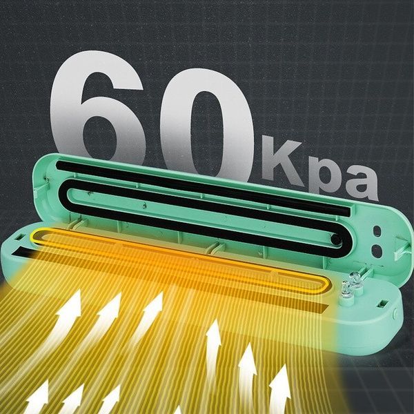 Вакуумный упаковщик продуктов питания Vacuum Sealer / Вакууматор домашний для еды 23456246502 фото