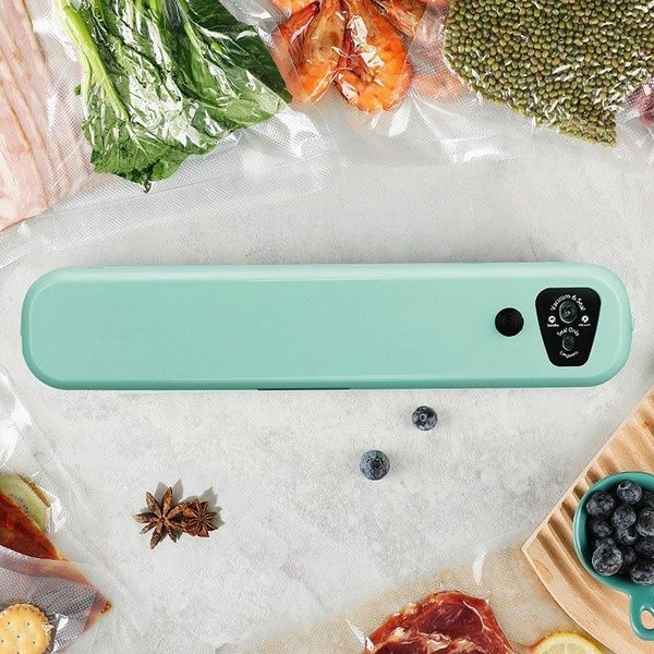 Вакуумный упаковщик продуктов питания Vacuum Sealer / Вакууматор домашний для еды 23456246502 фото