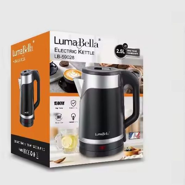 Электрочайник 2.5л 1500Вт LB-59028 / Дисковый чайник / Электрочайник из нержавеющей стали 234589979 фото