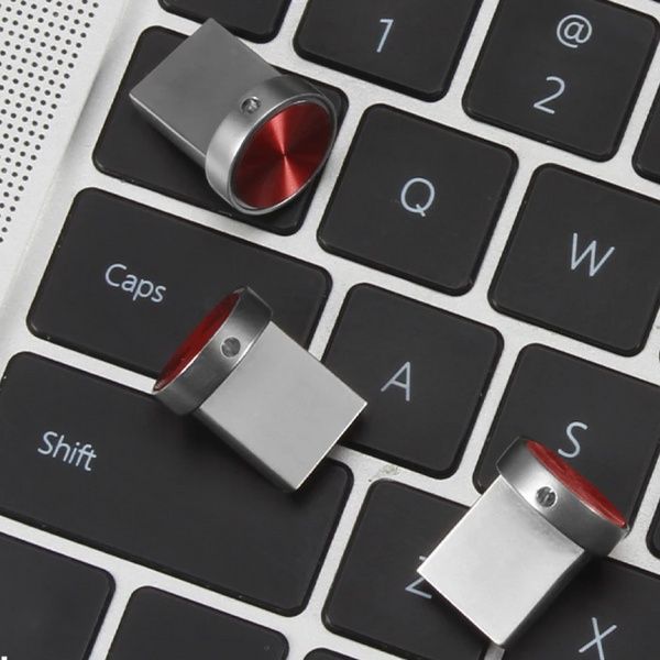 Флешка на 64GB, USB 2,0, Jaster, Красная / Флешка мини кнопка / USB накопитель для ПК / Металлическая флешка 234570633 фото
