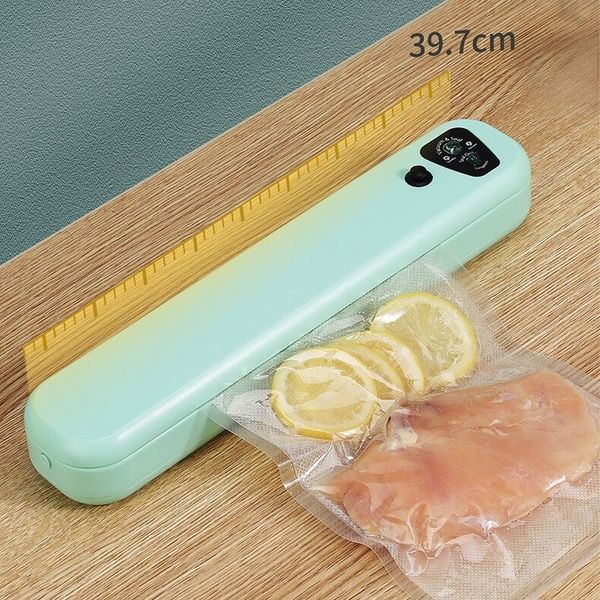 Вакуумный упаковщик продуктов питания Vacuum Sealer / Вакууматор домашний для еды 23456246502 фото