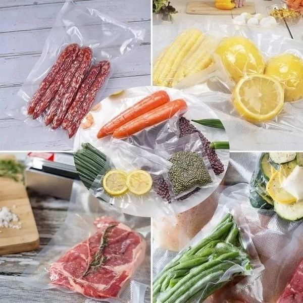 Пакети для вакууматора 3мх25см / Рифлений рулон пакетів для вакууматора / Вакуумні пакети для продуктів 23459006701 фото