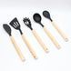 Набір кухонного приладдя, 19 предметів Kitchen Set, Чорний / Набір приладів для кухні / Набір кухонний 23457247003 фото 4