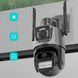 Уличная охранная WIFI камера видеонаблюдения 6MP, Dual Lens / Поворотная камера наблюдения с сиреной 234568441 фото 5