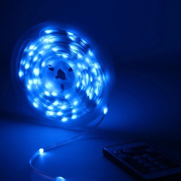 Світлодіодна смарт гірлянда 10 м, від USB + пульт / Розумна стрічка RGB з Bluetooth / Гірлянда від повербанк 23457250001 фото