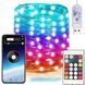 Світлодіодна смарт гірлянда 10 м, від USB + пульт / Розумна стрічка RGB з Bluetooth / Гірлянда від повербанк 23457250001 фото 1