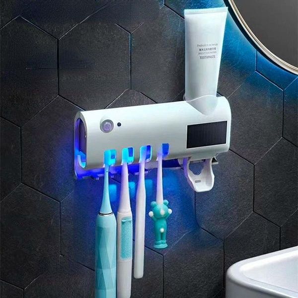 Диспенсер для зубной пасты с держателем щеток BRUSH STERILIZER - УФ стерилизатор 234567015 фото