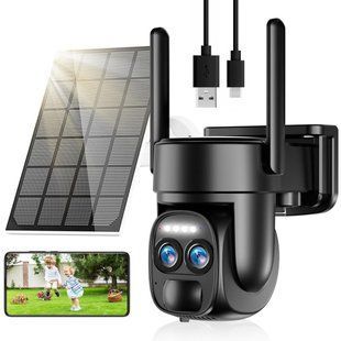 Камера видеонаблюдения 4G с солнечной панелью SZSINOCAM QG6 / Уличная камера с датчиком движения 1080P 234581916 фото