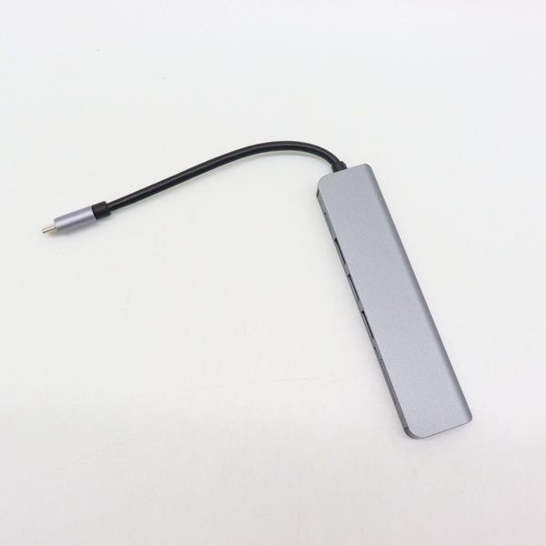 USB хаб 7в1, Type-C to HDMI+SD+TF+3хUSB +PD / Мультифункціональний юсб хаб / Розгалужувач USB 234565827 фото