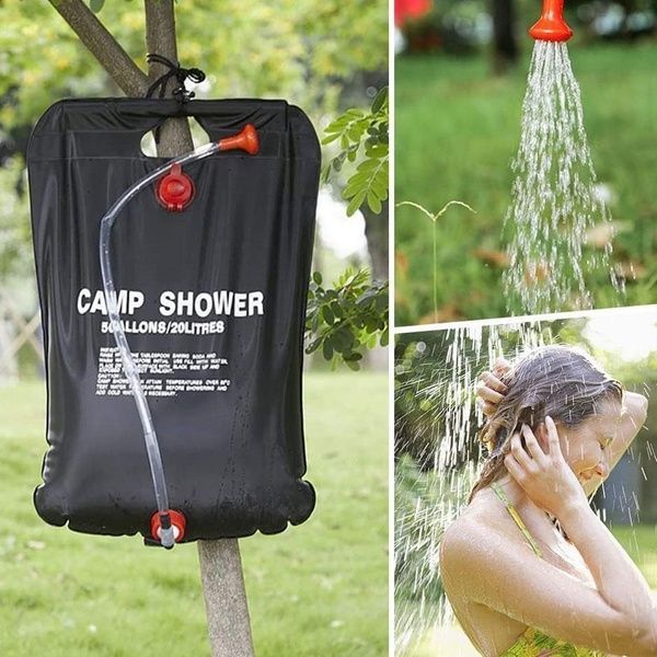 Переносний туристичний душ на 20 л, Easy Camp Solar Shower / Пртативний душ для дачі / Похідний компактний душ 234561151 фото