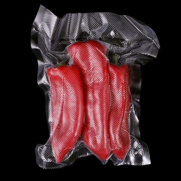 50 шт Рифленые пакеты для вакууматора 20х15см / Вакуумные пакеты для продуктов / Пакеты для вакуумирования 23457754801 фото